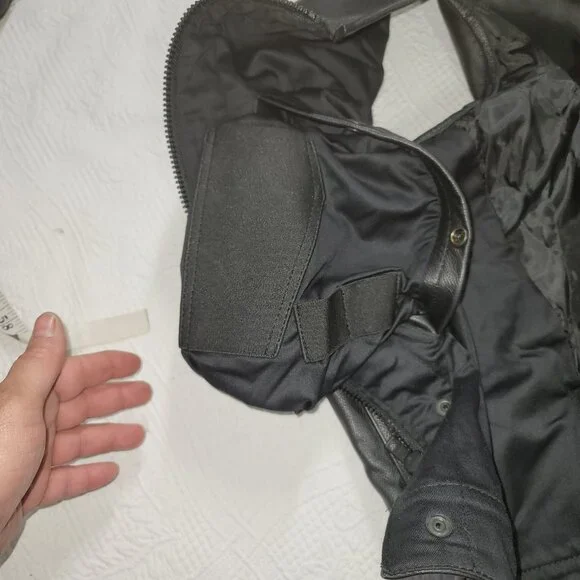 DS Daniel Smart Leather Vest Black Sz XXL - Picture 9 of 14